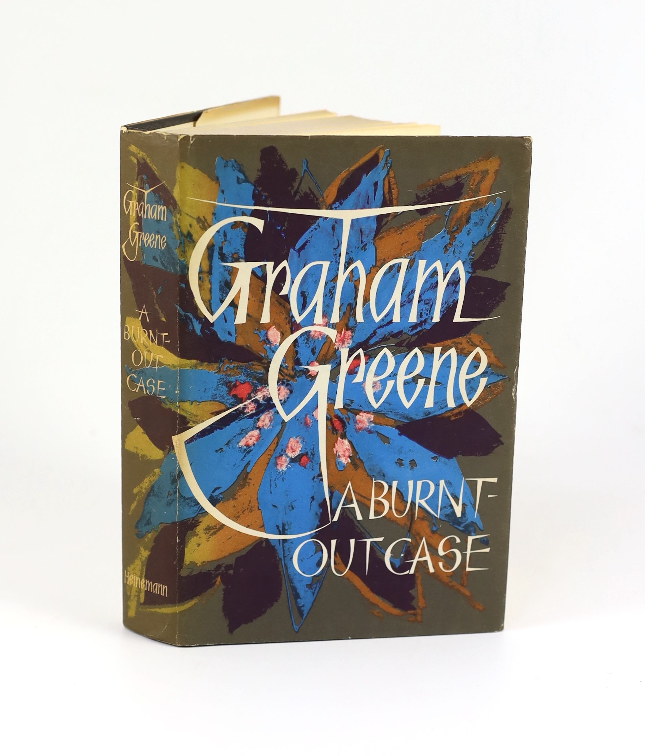 Greene, Graham - A Burnt-Out Case, 1st English edition, original cloth, in unclipped d/j, William Heinemann, London, 1961